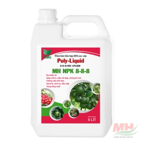 MH NPK 8-8-8/ Poly-Liquid (8-8-8+ME+5%SWE) (Can 5 lít)