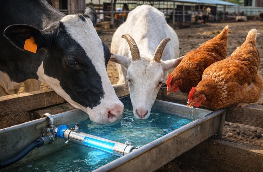 EFFECTIVE WATER TREATMENT IN LIVESTOCK FARMING USING CHLORINE AND CHLORINE DIOXIDE (ClO₂)